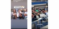 Anna Kalinskaya cheers on Jannik Sinner (Source: @annakalinskayaupdates on Instagram)